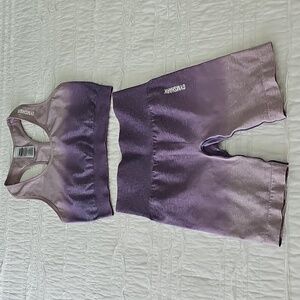 Gymshark Purple Ombré adapt set